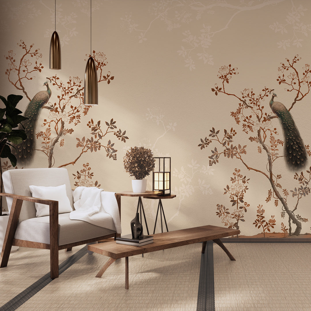 Peacock Chinoiserie 2