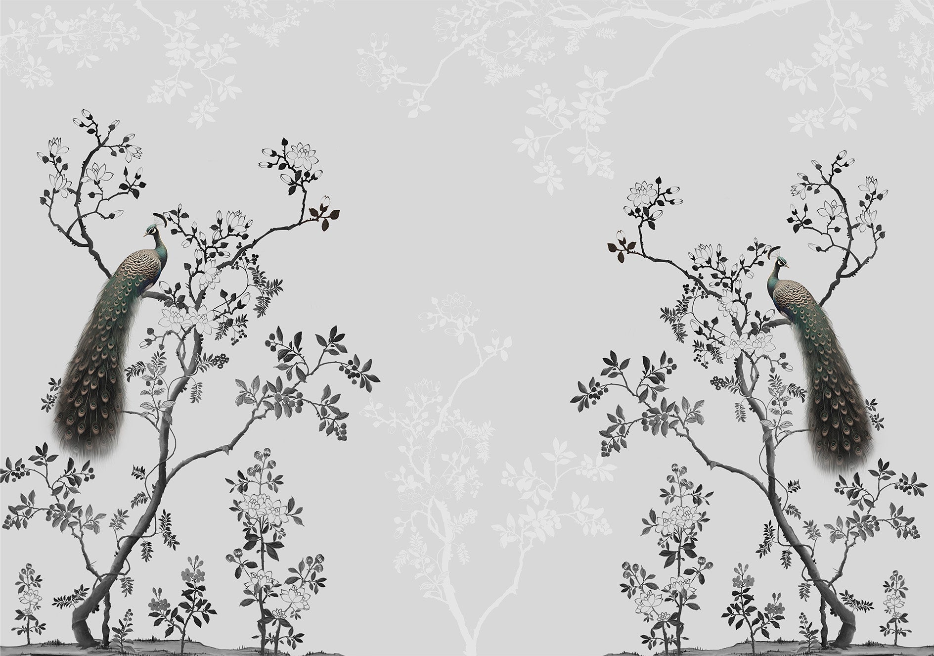 Peacock Chinoiserie 2