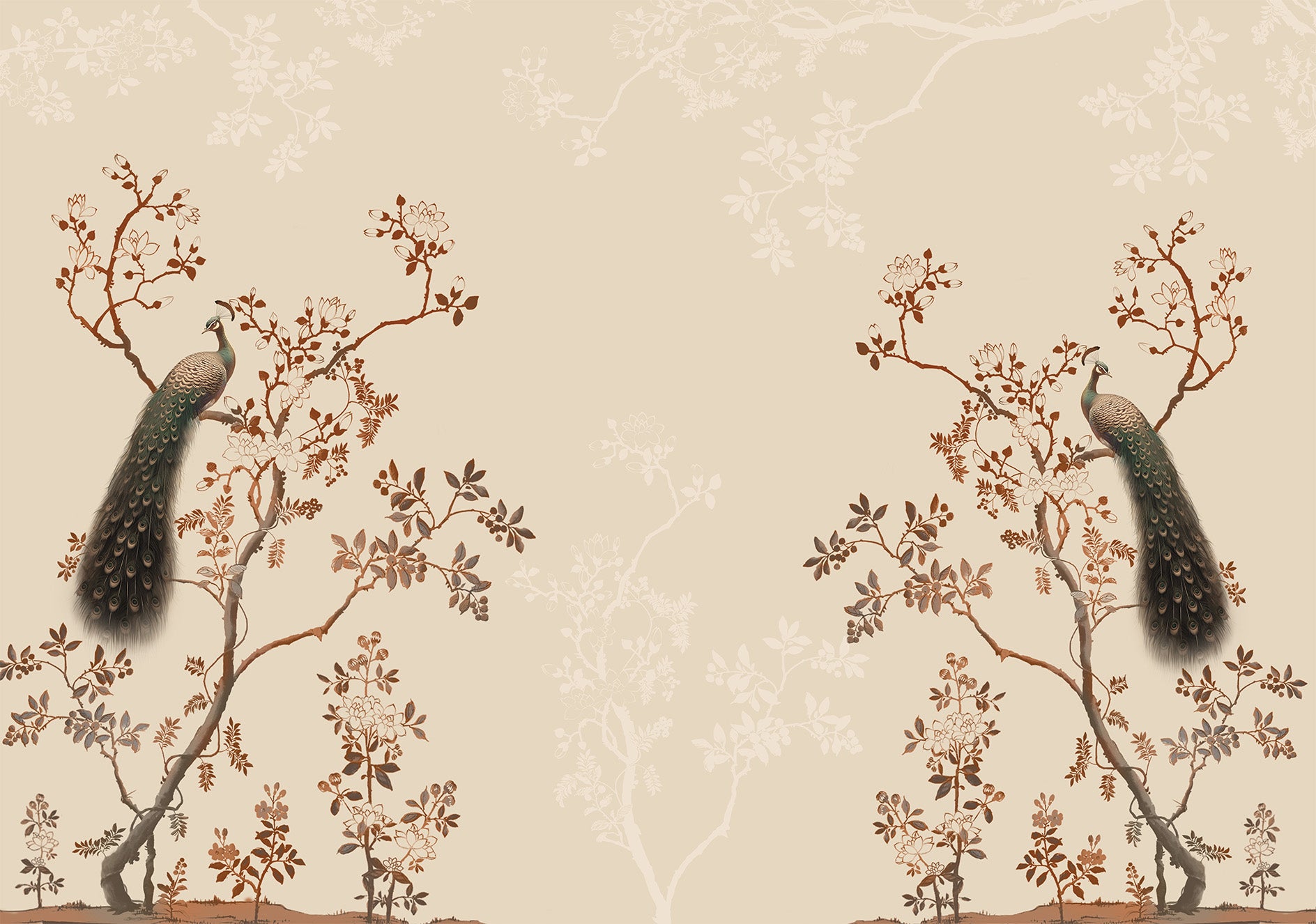 Peacock Chinoiserie 2