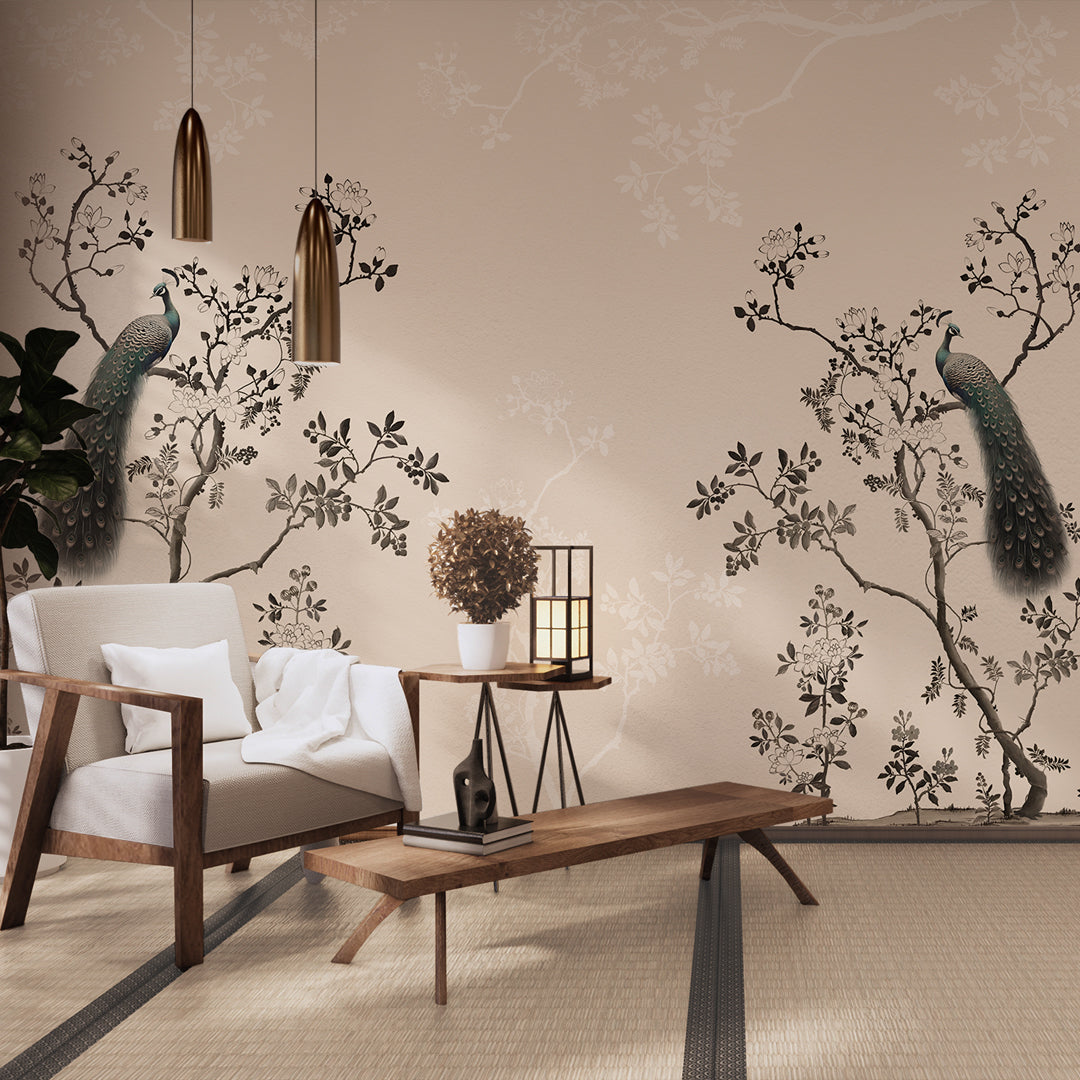 Peacock Chinoiserie 2