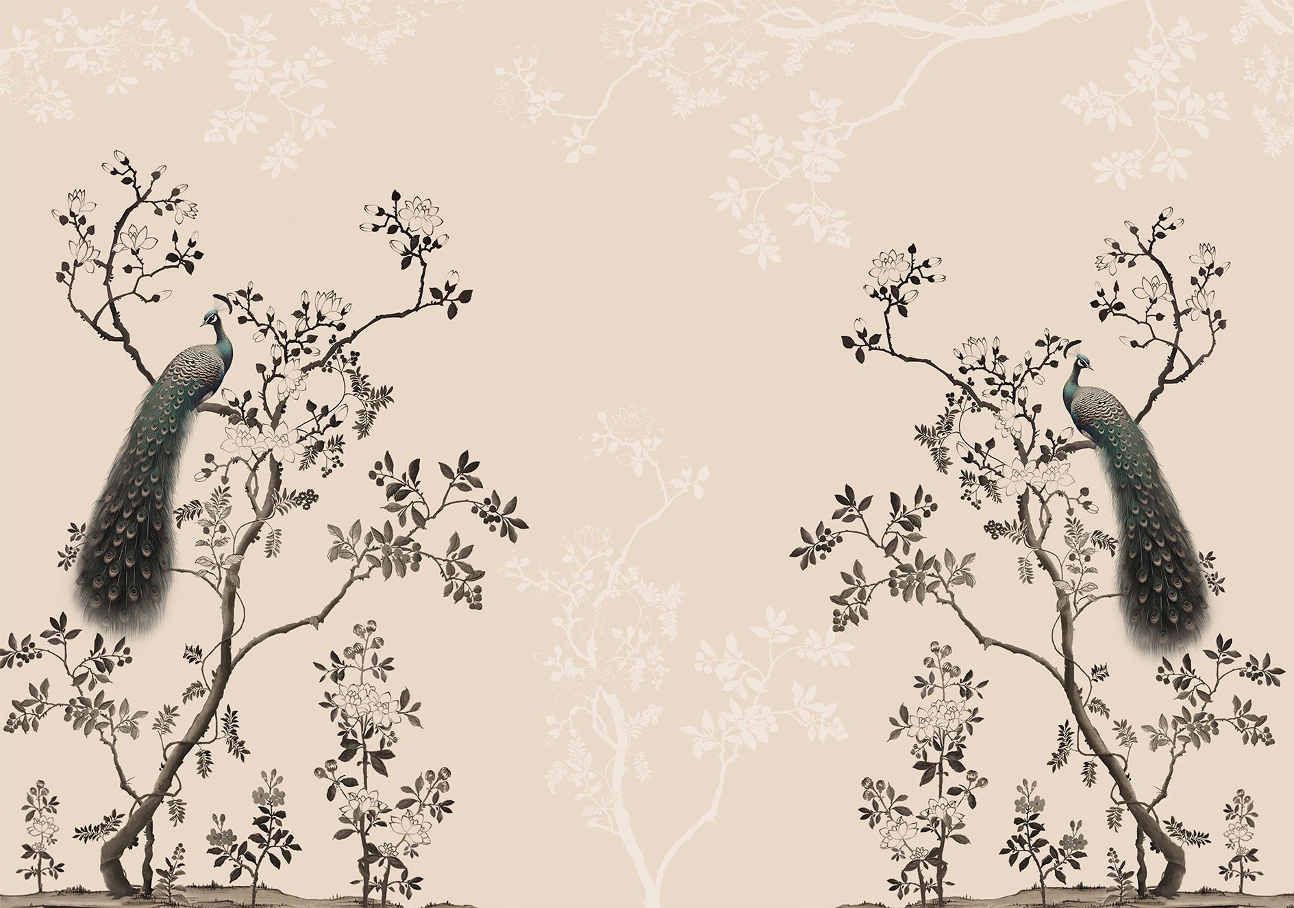 Peacock Chinoiserie 2