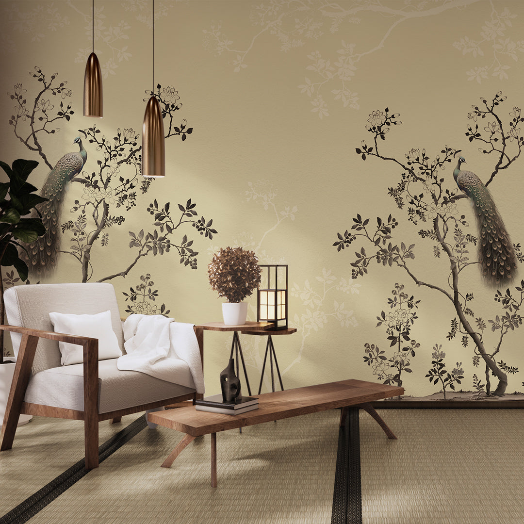 Peacock Chinoiserie 2