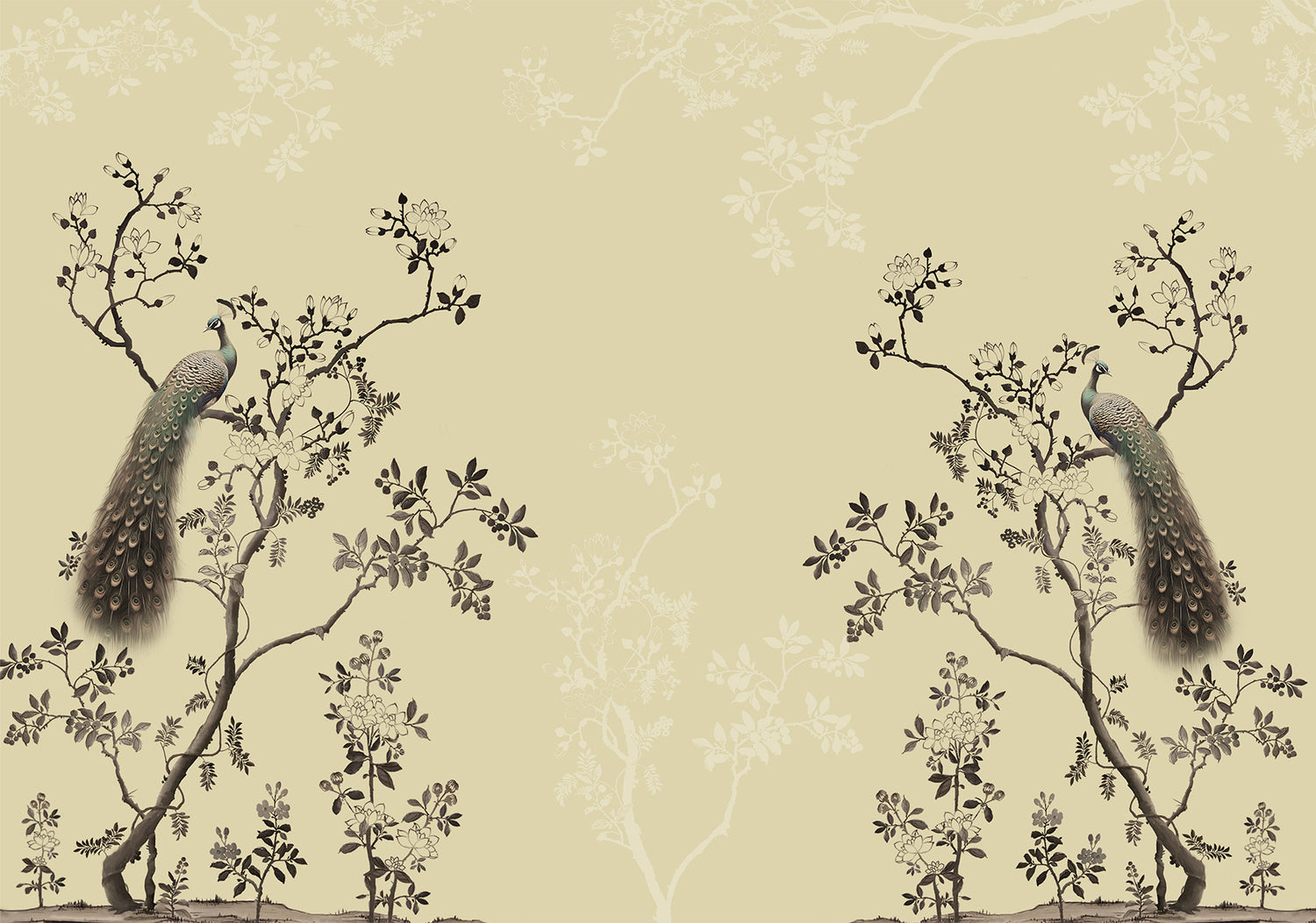 Peacock Chinoiserie 2