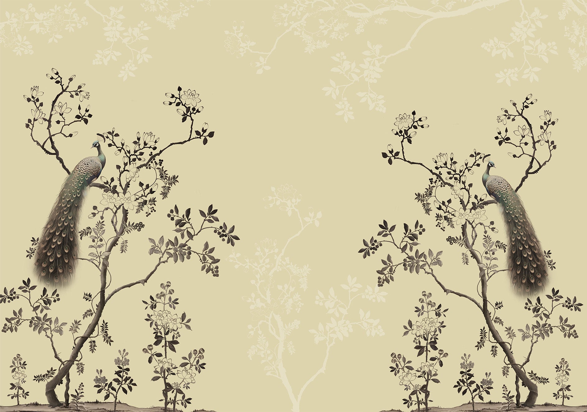 Peacock Chinoiserie 2