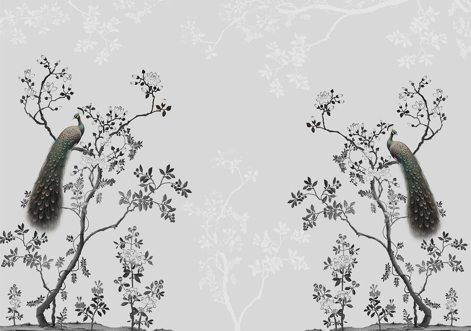 Peacock Chinoiserie 2