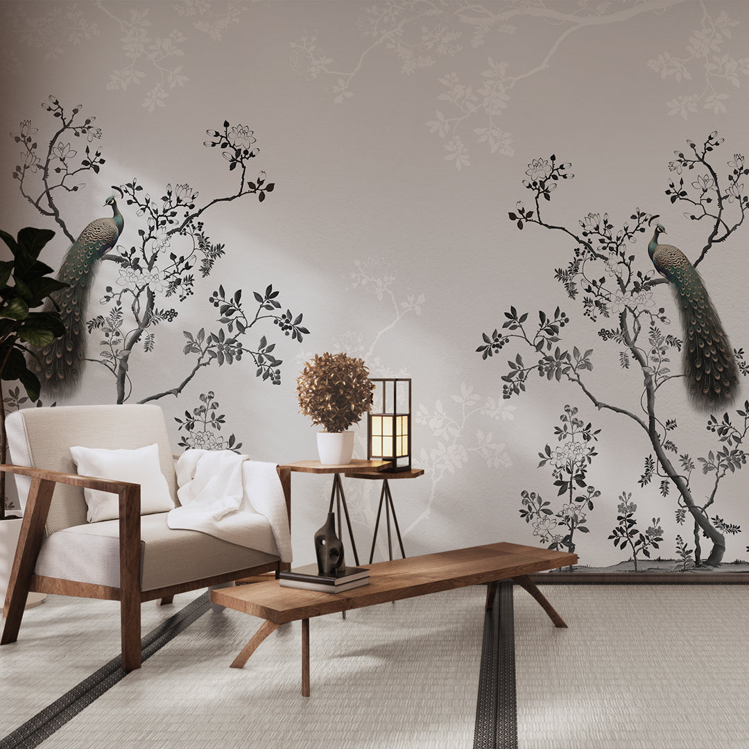 Peacock Chinoiserie 2